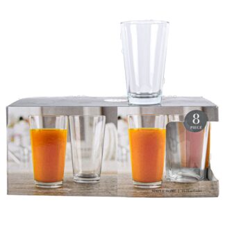 Simple Home Glass Cup 15.75 Oz 8 Pk