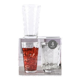 Cicleware Cosmo Glass Cup 15.75 Oz 4 Pk