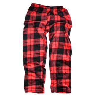 Hw Winter Pajama Bottoms Plaid Flannel One Sz