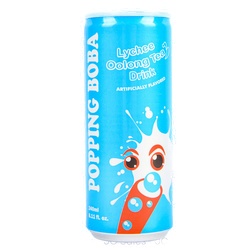 Popping Boba Lychee Oolong Tea Drink 8.11 Oz