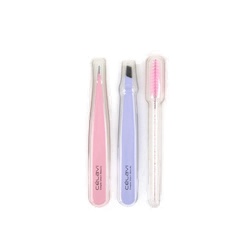 Celavi Brow Kit 2Pc Tweezer+Eyebrow Spoolie