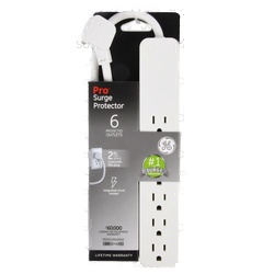 Ge Surge Protec Cord 6-Outlet 620 Joules 2 Ft