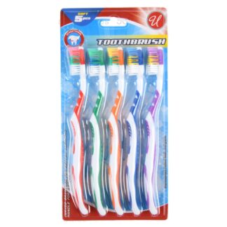 Toothbrush Value Pack Soft Asst 5 Pk