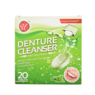 Denture Cleansing Regular Tablets 20 Ct