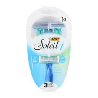 Bic Soleil 4 4 Blade Razor 3 Ct
