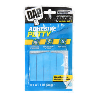 Dap Reusable Adhesive Putty Blue Stik 1 Oz