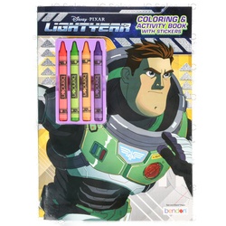 Lightyear Color & Act Book W/4 Crayon&Stickers