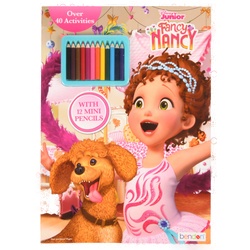 Fancy Nancy Activity Book W/12 Mini Color Pencils