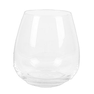 Stackable Stemless Wine Glass Clear 16.2 Oz