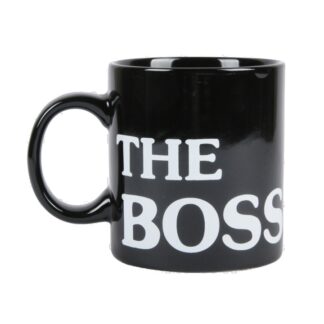 Ceramic Mug "The Boss' Black Color