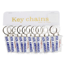 Key Chain Los Angeles California Plate