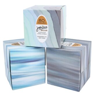 Jubilee Ultra Soft Facial Tissue 2-Ply White Unscent 80 Sh