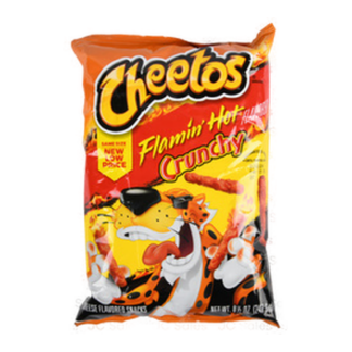 Frito Lay Cheetos Hot Snacks Crunchy 8.5 Oz