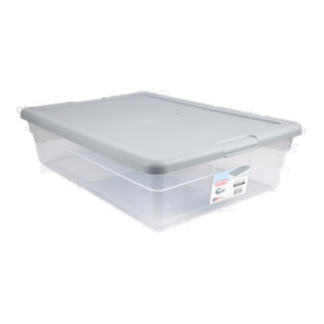 Sterilite Plas Storage Box W/Lid Cement Col 28 Qt