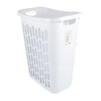 Sterilite Plas Rectang Open Hamper White Color