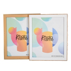 Photo Frame Ribbed Asst Color 8X10 In