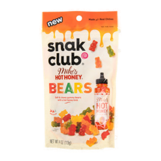 Snack Club Mike'S Hot Honey Gummy Bears 4 Oz