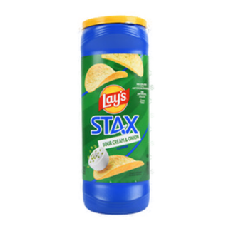 Lay'S Stax Sour Cream & Onion Chips 5.5 Oz
