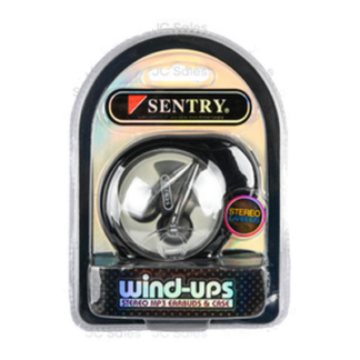 Sentry Winds-Ups Stereo Mp3 Earbuds & Case