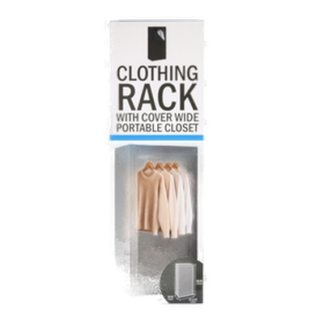 Clothing Rack W/Cover Wide Portable Closet