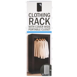 Clothing Rack W/Cover Wide Portable Closet