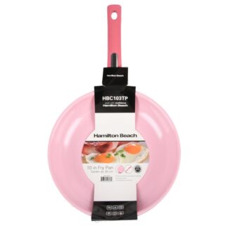 Hamilton Beach Fry Pan Ceramic Coating 10" Pink