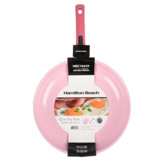 Hamilton Beach Fry Pan Ceramic Coating 12" Pink