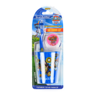 Paw Patrol Buddies Manual Cup W/Toothbrush Set
