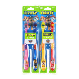 Firefly Paw Patrol Toothbrush Asst Soft 2 Pk