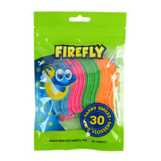 Firefly Kids Flossers Asst Color 30 Ct