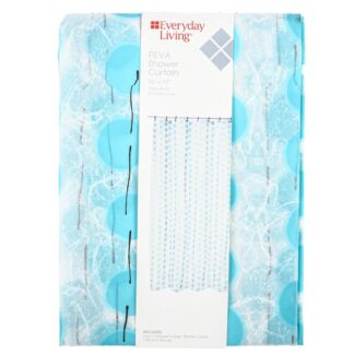 Shower Curtain Peva Unify Aqua 70X72 In