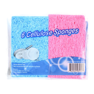 Cellulose Sponges 6 Pc