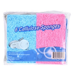 Cellulose Sponges 6 Pc