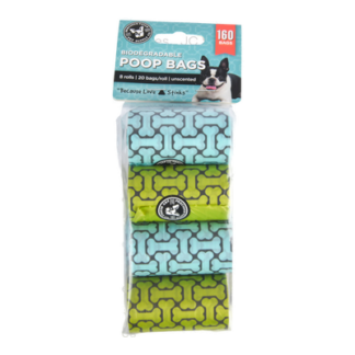 Biodegradable Pet Poop Bags Unscented 160 Ct