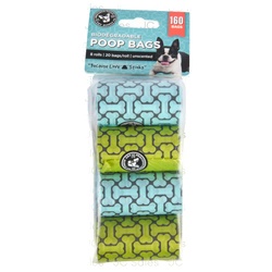Biodegradable Pet Poop Bags Unscented 160 Ct
