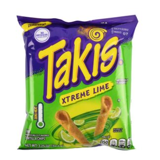 Takis Xtreme Lime Tortilla Chips 3.25 Oz