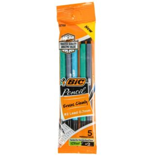 Bic Mechanical Pencil 0.7 Mm 5 Ct