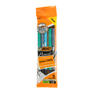 Bic Mechanical Pencil 0.7 Mm 5 Ct