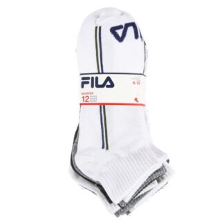 Fila 12 Pk Socks Quarter Asst Colors Size 6-12