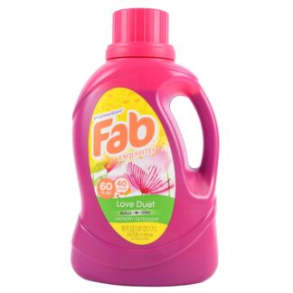 Fab Laundry Detergent Love Duet 60 Oz