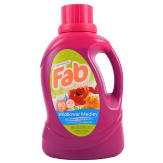 Fab Laundry Detergent Wildflower Medley 60 Oz