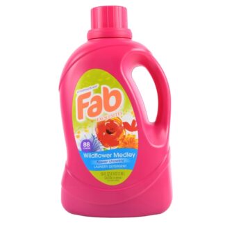 Fab Laundry Detergent Wildflower Medley 134 Oz