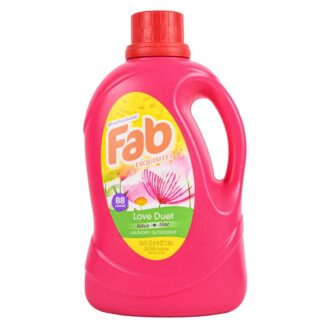 Fab Laundry Detergent Love Duet 134 Oz