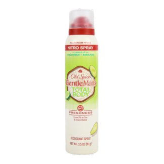 Old Spice Body Spray Cucumber Avocado 3.5 Oz