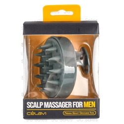 Celavi Men'S Scalp Massager Gray