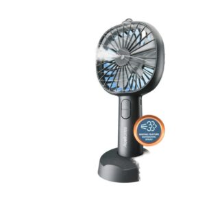 Portable Handheld Misting Fan Usb Powered Gray