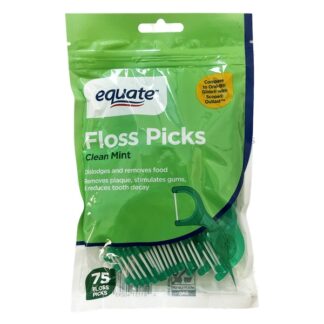 Floss Picks Clean Mint 75 Ct
