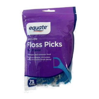 Floss Picks Duo-Line 75 Ct