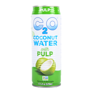 C2O 100% Coconut Water W/Pulp 17.5 Oz