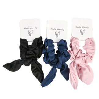 Hair Elastic Ribbon Asst Color